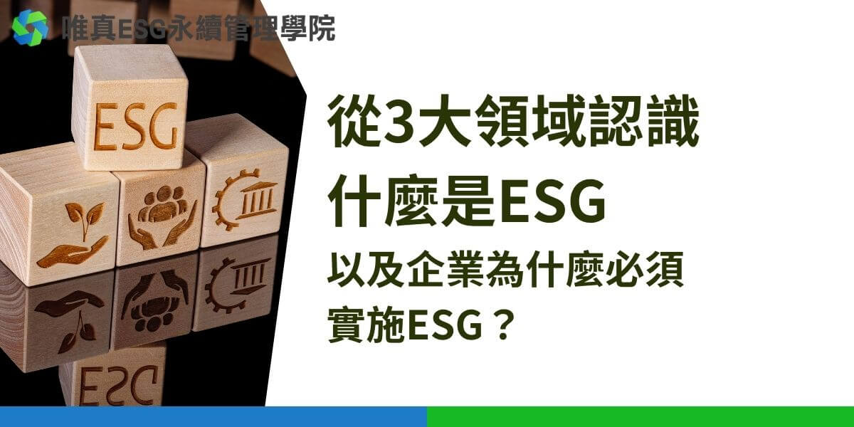 在全球經濟不斷變化和環境問題日益突出的背景下，企業的責任已經不僅僅局限於追求經濟利益。ESG（環境、社會及治理）成為衡量企業是否具備長期價值的重要標準。本文唯真ESG永續管理學院將介紹什麼是ESG，以及它對企業和投資者的重要性。